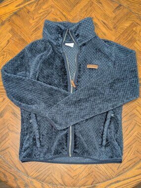 Columbia Fireside Sherpa - Women's L - Textured Fleece Full Zip Jacket